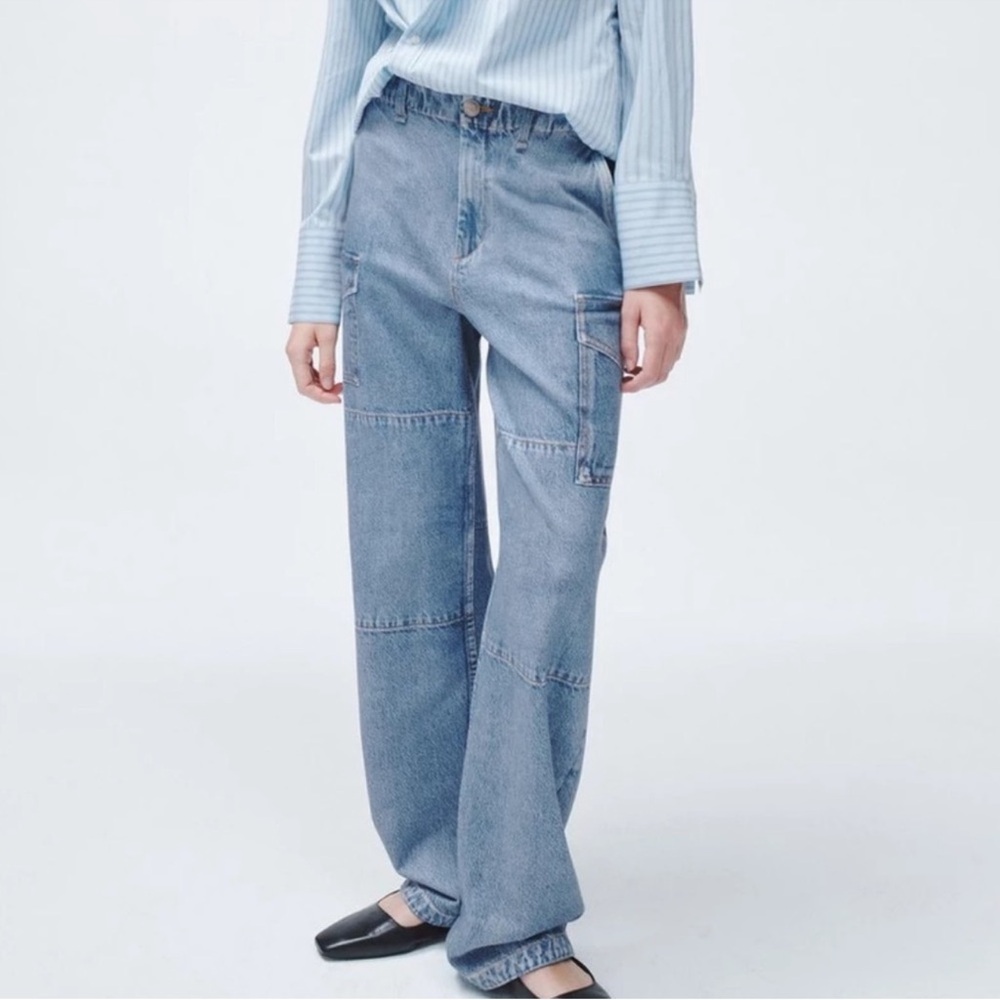 rag & bone Light Blue Straight Leg Jeans